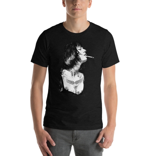 Smoking Woman unisex manica corta - immagine 6