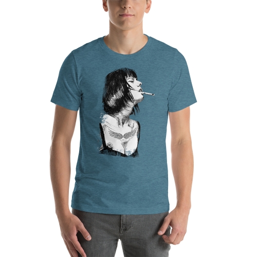 Smoking Woman unisex manica corta - immagine 9