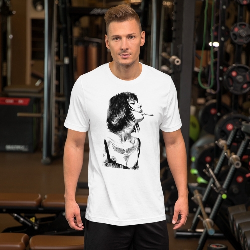 Smoking Woman unisex manica corta - immagine 4