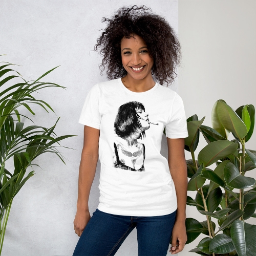 Smoking Woman unisex manica corta - immagine 5