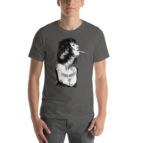Smoking Woman unisex manica corta - immagine 7