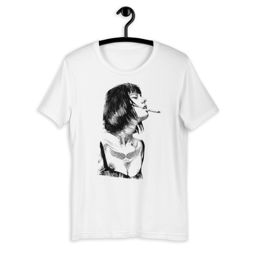 Smoking Woman unisex manica corta - immagine 3