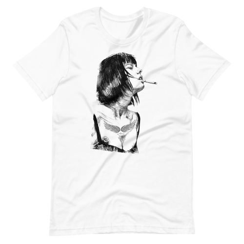 Smoking Woman unisex manica corta - immagine 2