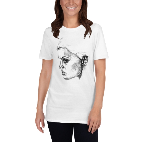 Maglietta Woman portrait unisex a maniche corte - immagine 2