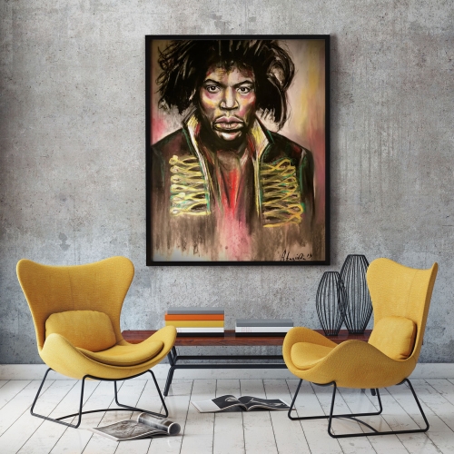 Jimi Hendrix portrait - immagine 2
