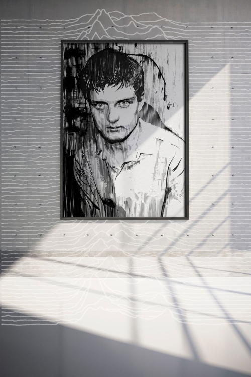 Ian Curtis portrait - immagine 4