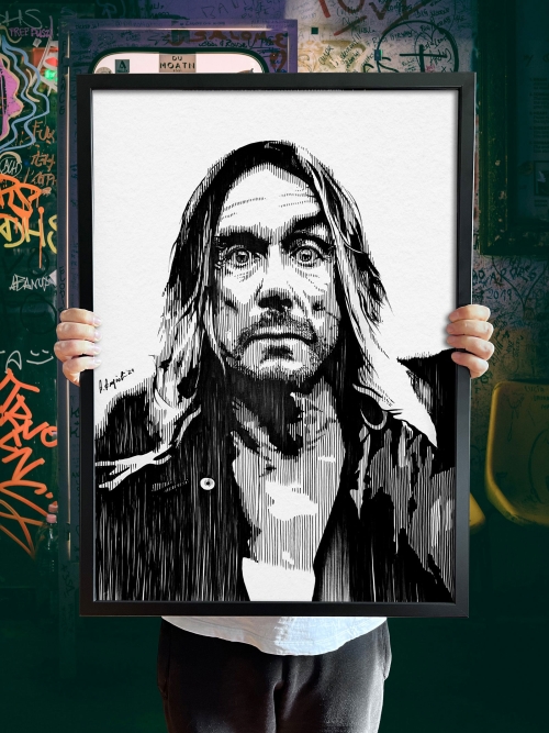 Iggy Pop portrait - immagine 2