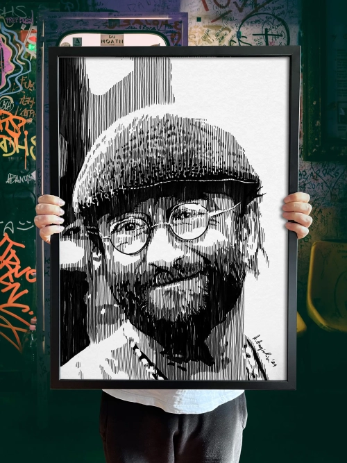 Lucio Dalla portrait - immagine 2
