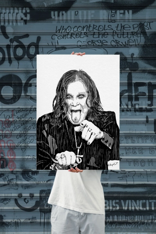 Ozzy Osbourne portrait - immagine 2