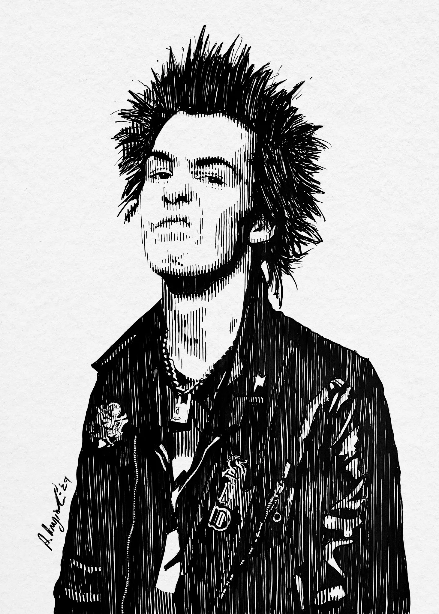 Sid Vicious portrait