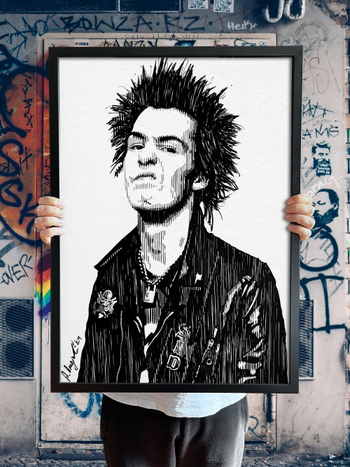 Sid Vicious portrait - immagine 2