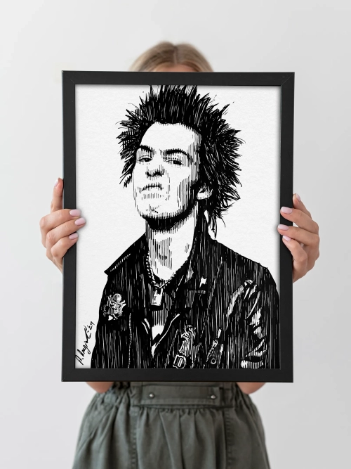 Sid Vicious portrait - immagine 4