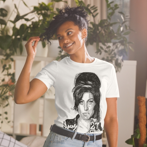 Amy the 27 club t-shirt unisex - immagine 7