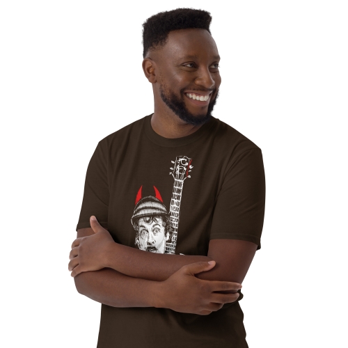 Back in Black t-shirt unisex colori scuri - immagine 6