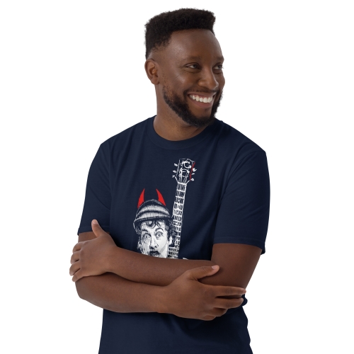Back in Black t-shirt unisex colori scuri - immagine 4